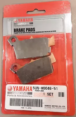 Brake Pads Rear 5UN-W0046-51-00 Yamaha YZ 125 250F 450F '04-'05 Genuine OEM • $39.33