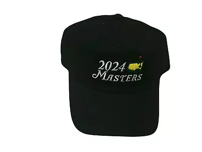 Masters 2024 Dated Black Small Logo Ballcap/Hat • $30.99