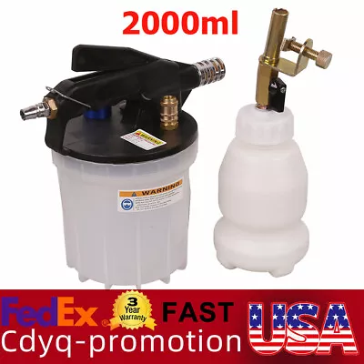 🔥 2L Pneumatic Auto Vacuum Brake Fluid Bleeder Extractor Pump Tool Kit Replace! • $39