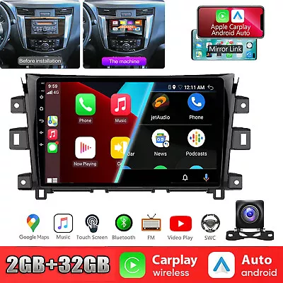 Android 13 Apple CarPlay For Nissan NAVARA NP300 2015-2018 GPS Car Stereo Radio • $199.98