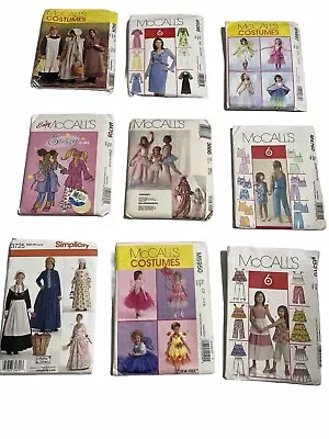 McCall's Sewing Patterns Lot Costumes Dresses Children’s Women’s Pre Owned • $19.99