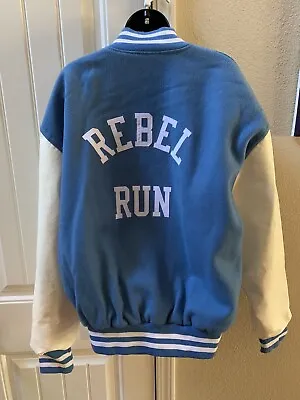 Vintage 50/60's Ole Miss Rebel Run Letter Jacket-XL Made In USA Jem Sportswear • $349.99