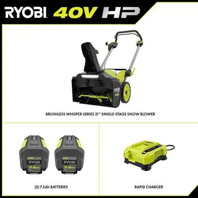 $698 • Buy RYOBI Snow Blower 21”