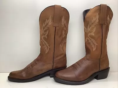 Mens Masterson Boot Cowboy Brown Boots Size 10 D • $26.99