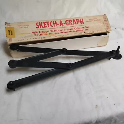 Vintage SKETCH-A-GRAPH In Original Box 1950s EDUCATIONAL TOY Made In Australia • $20