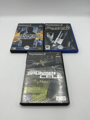 £6.49 • Buy PS2 Bundle - 007 Agent Under Fire, Goldeneye Rogue Agent, Splinter Cell