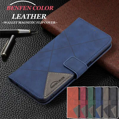 $14.99 • Buy For OPPO A17 A96 A76 A57 A74 A54 A53S A55 Find X5 Case Leather Wallet Flip Cover