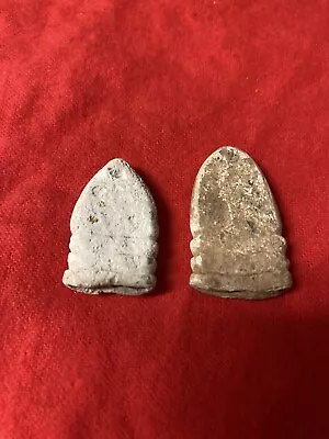 2 Civil War Relic Flattened Poker Chip Minie Balls Found Near Shiloh Tn • $18