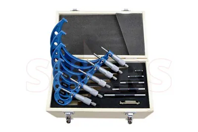 Shars 0-6  Solid Metal Frame Micrometer Set New R} • $138.30