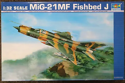 Trumpeter MiG-21MF Fishbed J Fighter 1/32 Scale Model 02218 • $42.49