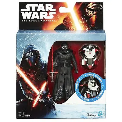 Star Wars B3888 The Force Awakens 3.75 Inch Snow Mission Armor Kylo Ren Figure • £9.99