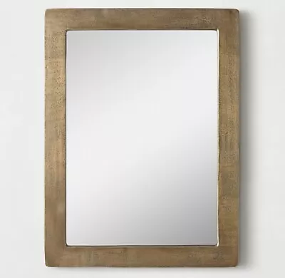 Rh Restoration Hardware Cast Metal Dresser Mirror - Brass (brand New) • $499