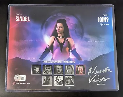 Musetta Vander - Sindel - Mortal Kombat Autograph Signed 8x10 Photo Beckett COA • $14.99