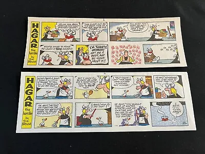 #Q07 HAGAR THE HORRIBLE By Chris Browne Lot Of 30 Sunday Quarter Pages 1997 • $24.99