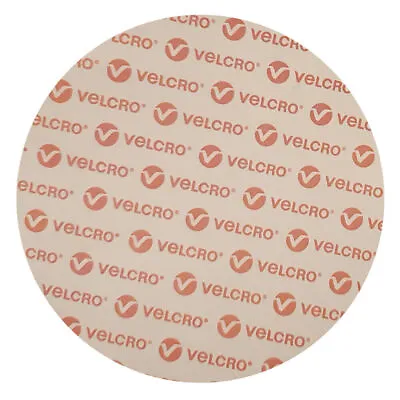 VELCRO® Self Adhesive Pads Hook And Loop Large Coins Discs Pad Dots 120mm Circle • £3.49