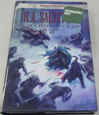 Neverwinter Saga Ser.: Charon's Claw By R. A. Salvatore Signed 2012 Hardcover • $62.09