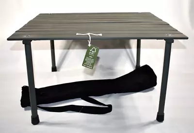 Crate And Barrel Outdoor Table In A Bag Dark Gray NEW Open Box W/ Carrying Bag • $49.99