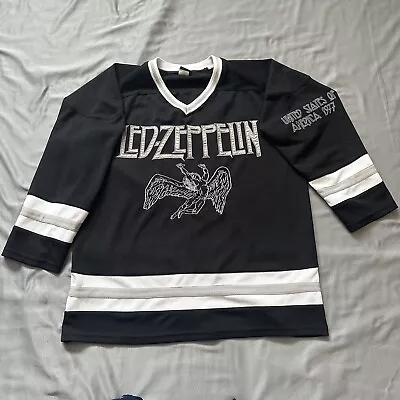 Bravado Led Zeppelin IV Hockey Jersey Vintage VTG Vintage Y2K L • $51.83