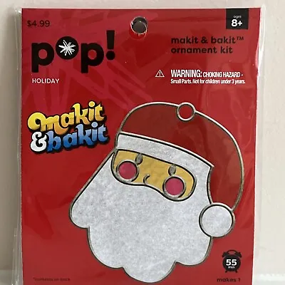 Makit & Bakit Santa Christmas Ornament Pop Holiday New • $14