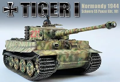 Pro Built German Tiger I Tank - 1/35 Scale Dragon Brand Model - WW II Panzer • $259