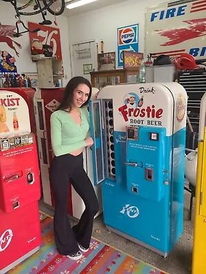 Vendo 81  Frostie Soda Coca-Cola Coke Machine Pro Restoration VMC 81 Root Beer • $27595