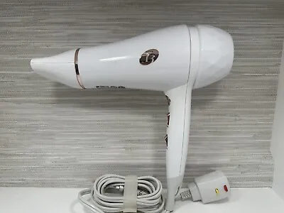 T3 73835 Featherweight 2 Professional Salon Hair Dryer- White & Rose Gold • $59.99