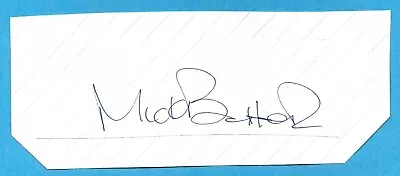 £7 • Buy Mick Baxter Portsmouth Fc 1985 Ex Middlesbrough Fc & Pne Rare Original Autograph