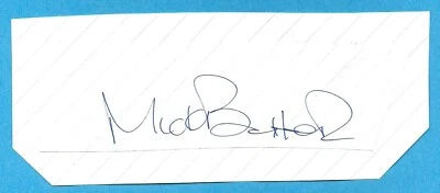£7 • Buy Mick Baxter Portsmouth Fc 1985 Ex Middlesbrough Fc & Pne Rare Original Autograph
