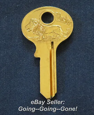 Original Vintage Master Lock Padlock Walking Lion Key Blank 1k M1 1092 Nos Brass • $11.95