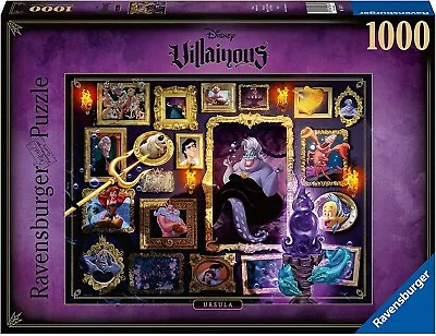 Ravensburger Villainous Ursula 1000pc Jigsaw Puzzle • $38.95