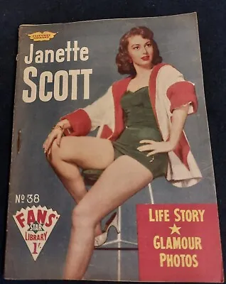 Vintage FANS STAR LIBRARY Magazine #38 JANETTE SCOTT 1950s • £8