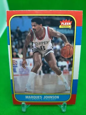 1986-87 Fleer Basketball Marques Johnson Los Angeles Clippers #54 • $5.99