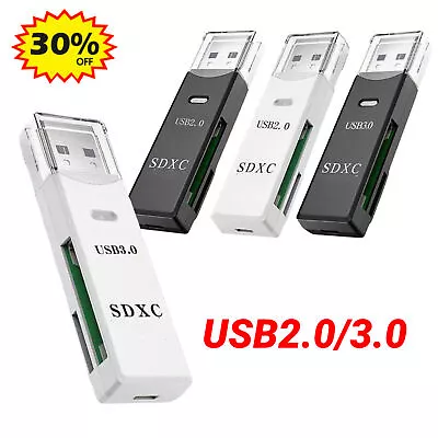 USB2.0 SD Card Reader For PC Micro SD Card To  USB Adapter For Camera Memory-New • $1.85