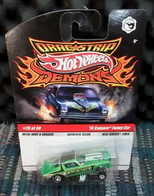 70 Camaro Funny Car   Hot Wheels Drag Strip Demons   Gang Green   26/30    B0x I • $29.99