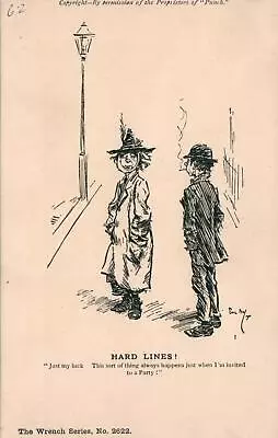 £10.88 • Buy VINTAGE Phil May Illust PUNCH Wrench Series #2622 Hard Lines POSTCARD - UNUSED