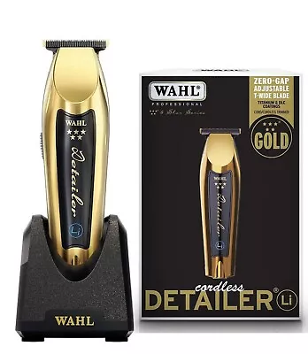 Wahl Cordless Detailer Li Hair Trimmer Gold Genuine • $151.47