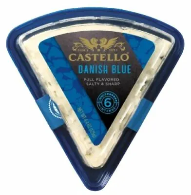 Danish Blue Cheese Wedge (Castello) 4.4 Oz • $5.49