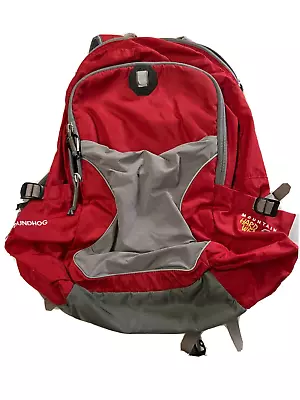 MOUNTAIN HARDWEAR Red/Gray Groundhog Hiking Backpack • $58.49