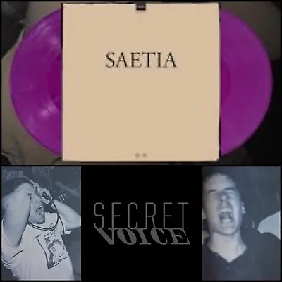 $70 • Buy SAETIA Collected 2x LP Purple Vinyl SEALED In WHIPLASH MAILER-hot Cross Pg 99