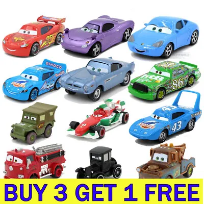 £6.34 • Buy 35 Styles Disneys Pixar Cars 1:55 Diecast Racers Mcqueen Chick Hicks King Toys