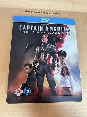 Captain America First Avenger Blu Ray Steelbook Mega Rare Marvel VGC • £27.99