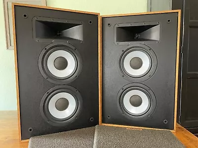 Sweet Classic Pair (2) Klipsch KG4 OO RV Oak Floor Speakers Monitors • $495