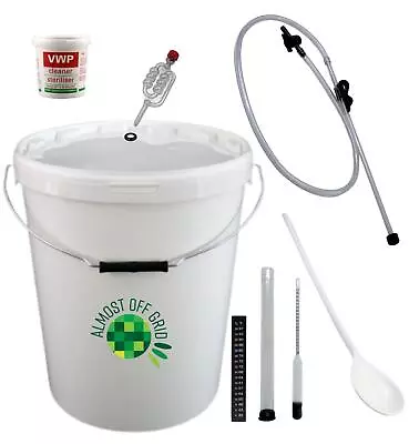 Starter Kit For Home Brewing Beer Cider Or Wine - Incl Hydrometer • £29.99