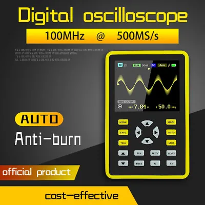 £86.39 • Buy 2.4  LCD Screen Handheld Digital Mini Oscilloscope With 100MHz Bandwidth 500MS/s