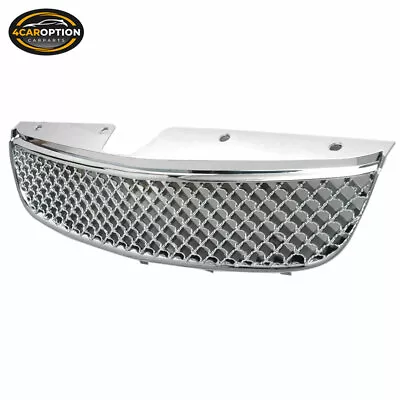 Fits 1997-1999 Chevrolet Malibu Front Bumper Grille Hood Mesh Grill Chrome LS • $53.67