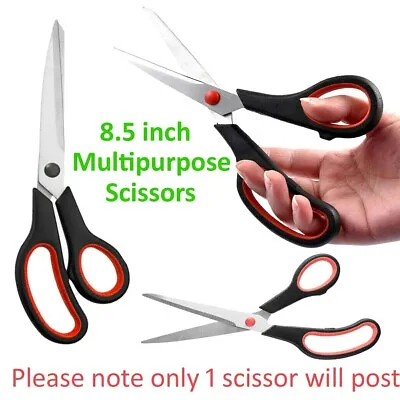 8.5'' Tailoring Scissors Stainless Steel Shears Dressmaking Fabric Craft Cutting • £3.99