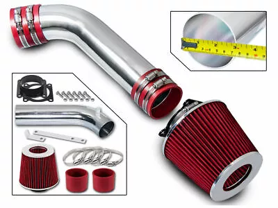 Short Ram Air Intake Kit + RED Filter For 03-06 350Z / G35 / FX35 3.5L V6 • $44