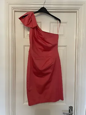 Belle By Oasis Dress UK Size 12 Coral • £12