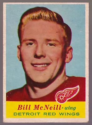 1956-57 T.C.G. William R. McNeill #44 Red Wings • $7.95