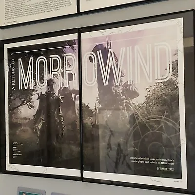FRAMED Elder Scrolls Online Morrowind  Ad Video Game Wall Art • $75.87